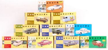 COLLECTION OF VANGUARDS 1/43 SCALE PRECISION BOXED