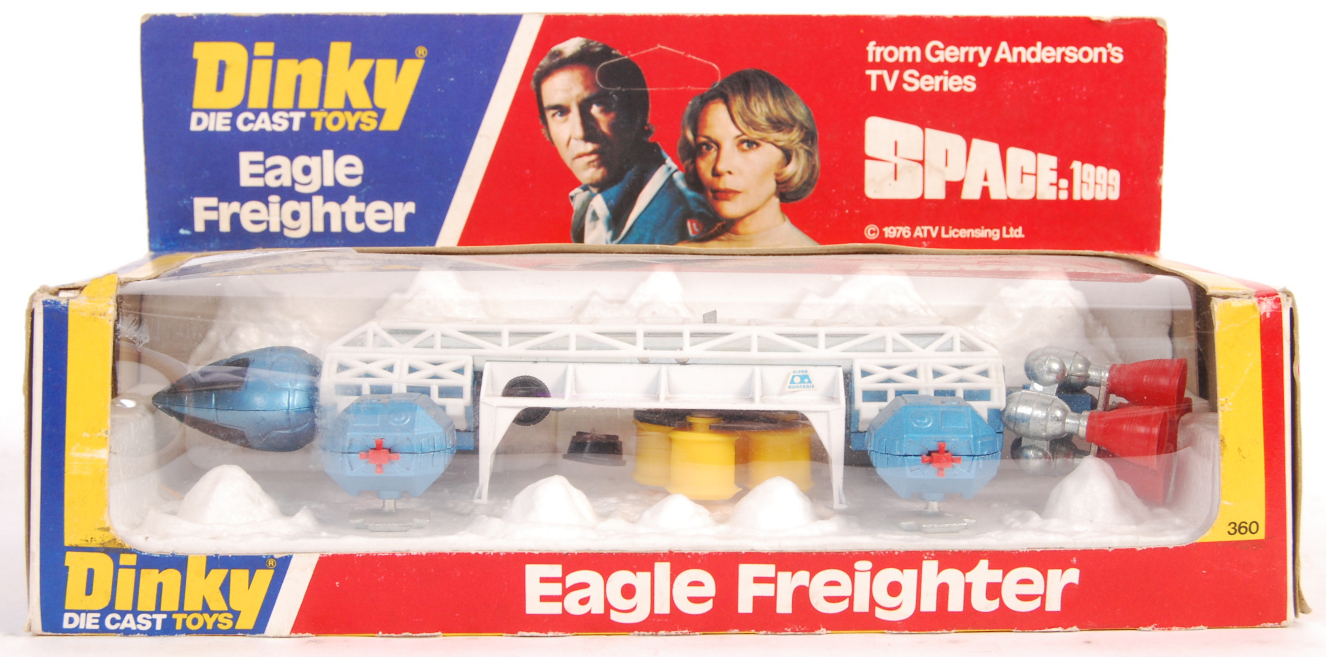 RARE VINTAGE DINKY TOYS SPACE 1999 EAGLE FREIGHTER