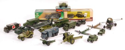 COLLECTION OF ASSORTED VINTAGE MILITARY DIECAST
