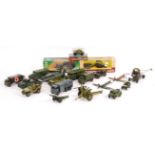 COLLECTION OF ASSORTED VINTAGE MILITARY DIECAST