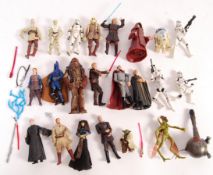 COLLECTION OF LOOSE MODERN STAR WARS ACTION FIGURES AND ACCESSORIES