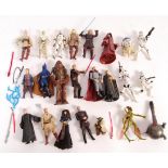 COLLECTION OF LOOSE MODERN STAR WARS ACTION FIGURES AND ACCESSORIES