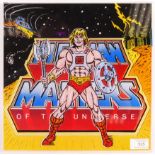 RARE VINTAGE MASTERS OF THE UNIVERSE MOTU PINBALL GAME GLASS