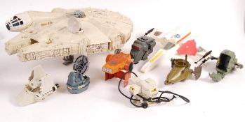 VINTAGE STAR WARS ACTION FIGURE PLAYSETS - FALCON, X-WING ETC