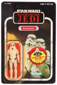 RARE MINT+ VINTAGE STAR WARS CARDED MOC STORMTROOPER FIGURE