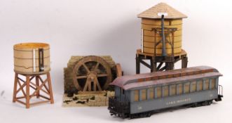 COLLECTION OF G SCALE GARDEN RAILWAY BUILDINGS