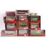 COLLECTION OF ASSORTED CORGI AND EFE DIECAST BUSES