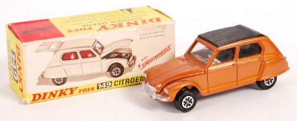 VINTAGE DINKY TOYS BOXED DIECAST MODEL CITROEN DYANE