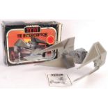 RARE VINTAGE STAR WARS TIE INTERCEPTOR VEHICLE BOXED