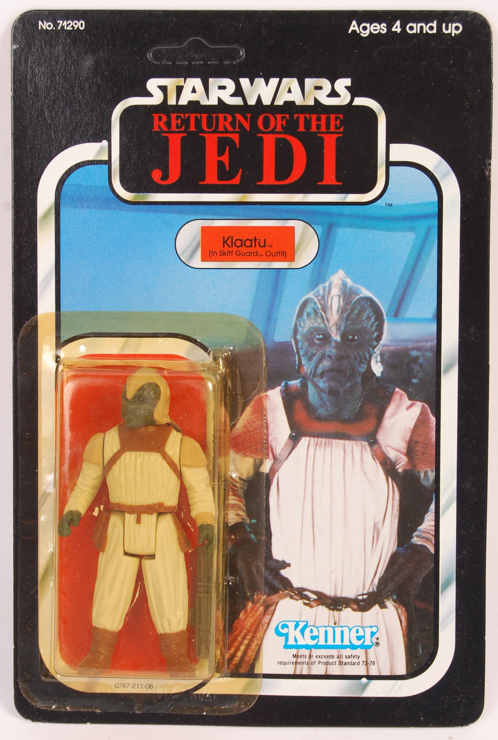 RARE VINTAGE STAR WARS MOC CARDED ACTION FIGURE - KLAATU