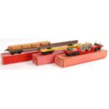 HORNBY 0 GAUGE MODEL RAILWAY LOCOMOTIVE TRAINSET WAGONS