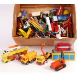 ASSORTED SCALE DIECAST MODEL VEHICLES MOSTLY MATCHBOX AND CORGI