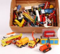 ASSORTED SCALE DIECAST MODEL VEHICLES MOSTLY MATCHBOX AND CORGI