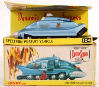 RARE DINKY TOYS CAPTAIN SCARLET 104 SPECTRUM PURSU