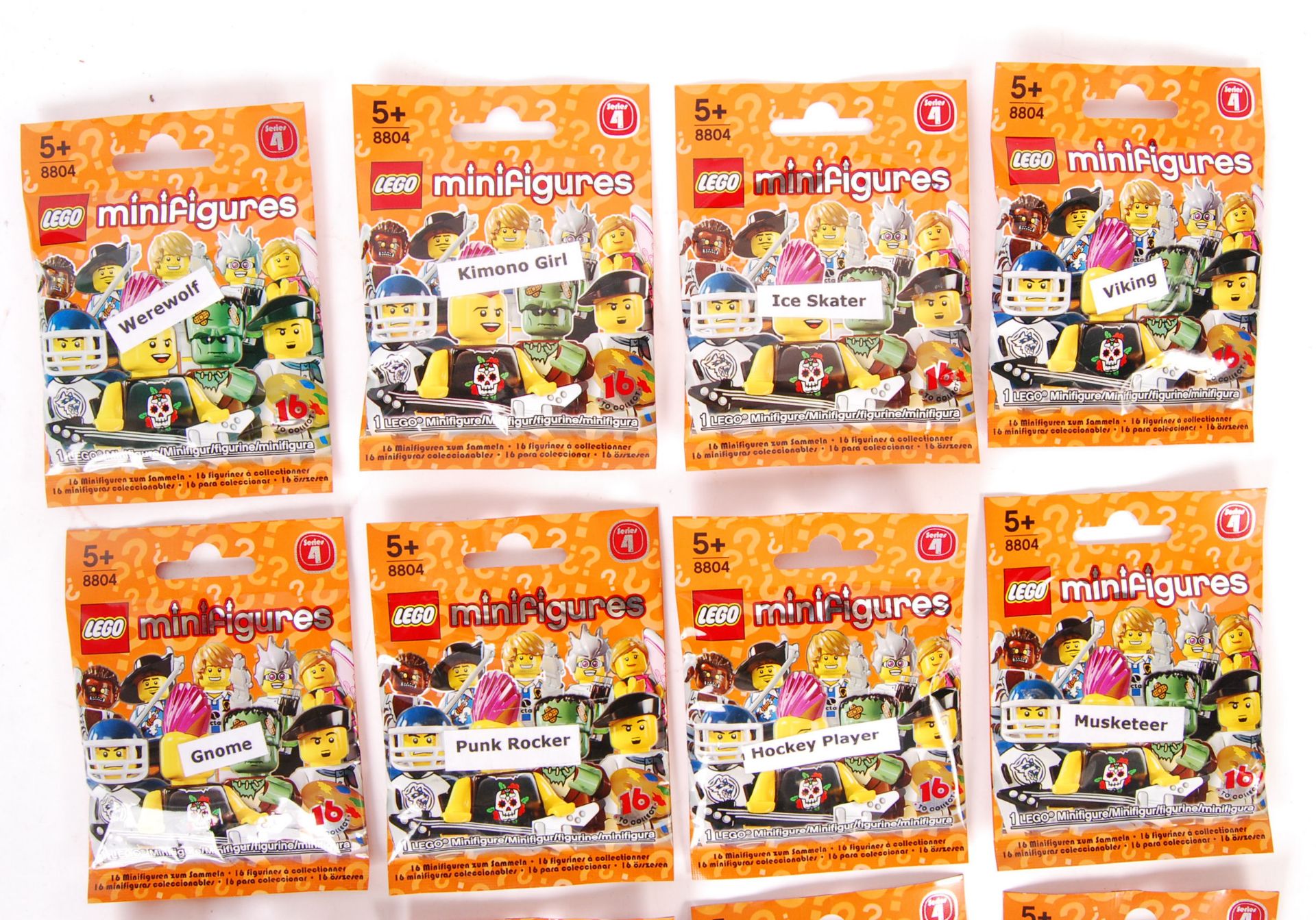 RARE LEGO MINIFIGURES SERIES 4 FULLY FACTORY SEALED SET - Bild 2 aus 3