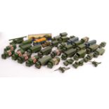 LARGE COLLECTION OF VINTAGE DINKY TOYS MILITARY DI