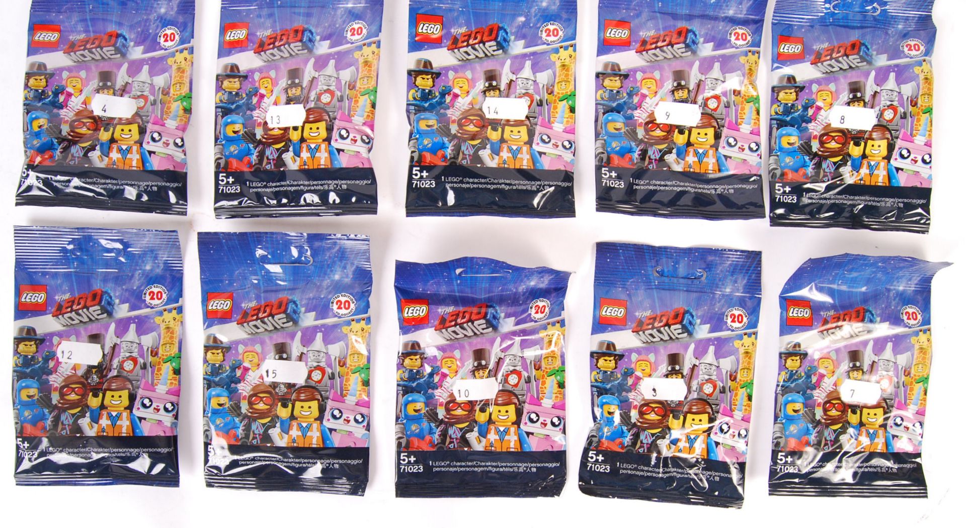 RARE LEGO MOVIE MINIFIGURES SERIES 2 FULLY FACTORY SEALED SET - Bild 3 aus 3