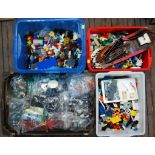 APPROXIMATELY 9KG LOOSE ASSORTED LEGO BRICKS AND SETS