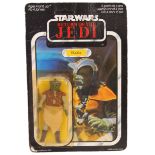 RARE PALITOY STAR WARS CARDED ACTION FIGURE KLAATU