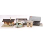 COLLECTION OF G SCALE GARDEN RAILWAY BUILDINGS