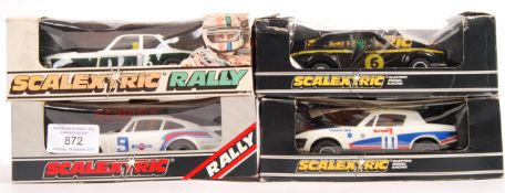 COLLECTION OF BOXED SCALEXTRIC SLOT RACING CARS