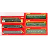 ASSORTED HORNBY 00 GAUGE MODEL RAILWAY TRAINSET COACHES