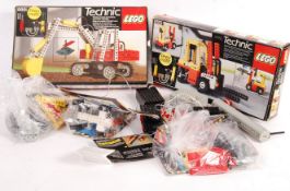 ASSORTED LEGO TECHNIC SETS, MOTORS AND BRICKS