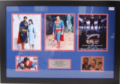 RARE SUPERMAN - CHRISTOPHER REEVE + CAST - AUTOGRA