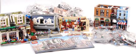 ASSORTED BUILT LEGO MODULAR SETS - BIG BANG THEORY