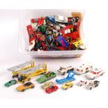 ASSORTED SCALE DIECAST MODEL VEHICLES BY CORGI, MATCHBOX AND MORE