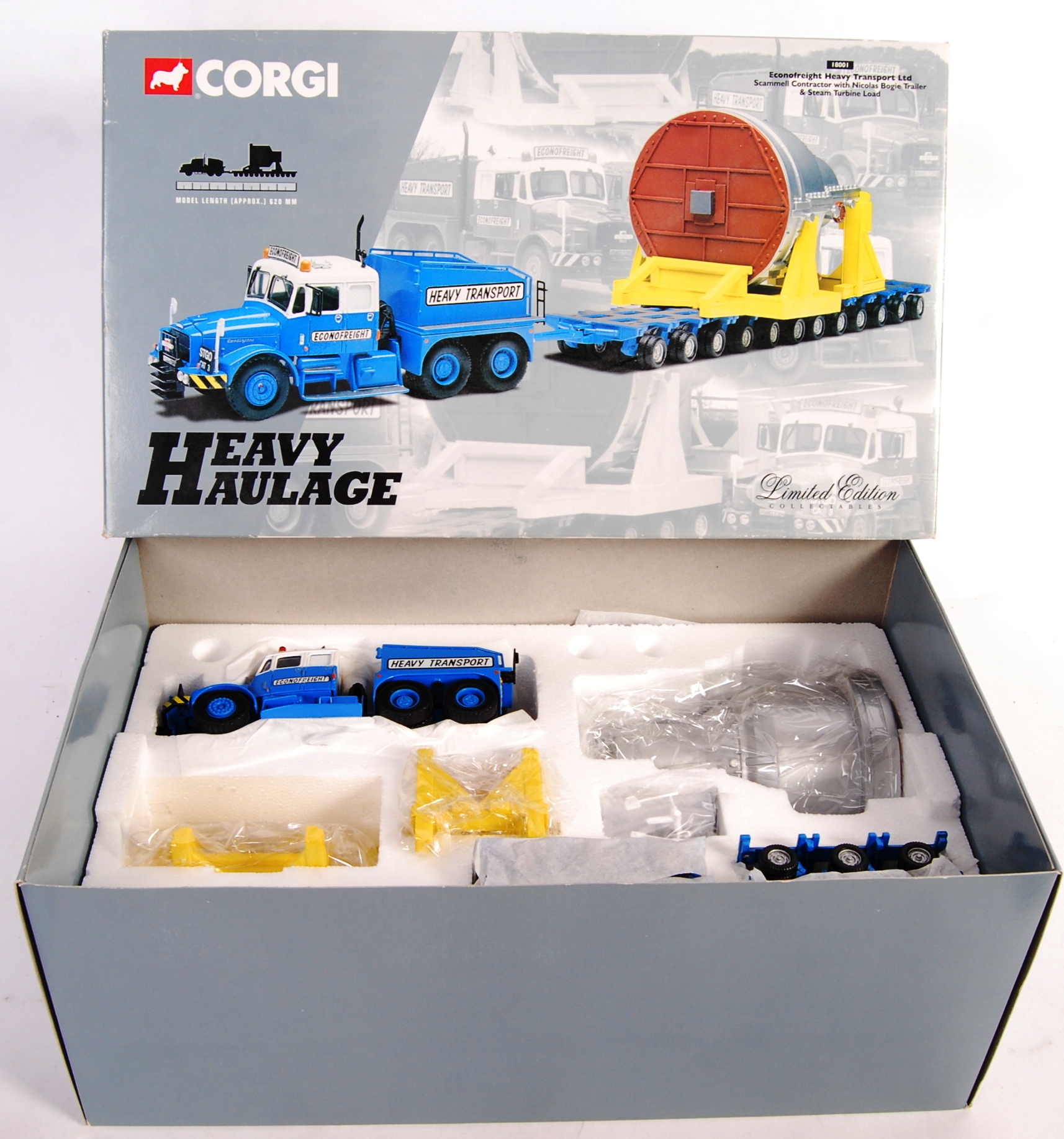 CORGI HEAVY HAULAGE LIMITED EDITION 1:50 SCALE DIECAST VEHICLE ...