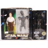 TWO BOXED STAR WARS COLLECTOR SERIES ACTION FIGURE