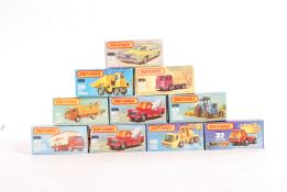 COLLECTION OF VINTAGE MATCHBOX SUPERFAST BOXED DIE