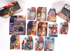 COLLECTION OF ASSORTED BOXED STAR WARS FIGURES & PLAYSETS
