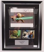 STAR WARS - FRANK OZ - YODA - AUTOGRAPHED 8X10" PH