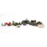 ASSORTED MILITARY SCALE MODEL VEHICLES AND ACCESSORIES