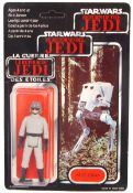 RARE VINTAGE STAR WARS MOC CARDED ACTION FIGURE - AT ST DRIVER