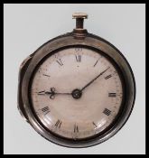 ROBERT NELSON LONDON 1785 SILVER FUSEE POCKET WATC