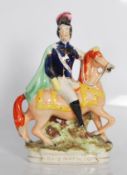 A 19th century Staffordshire flatback figurine of