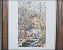 John Wiltshire- A framed and glazed ink and waterc