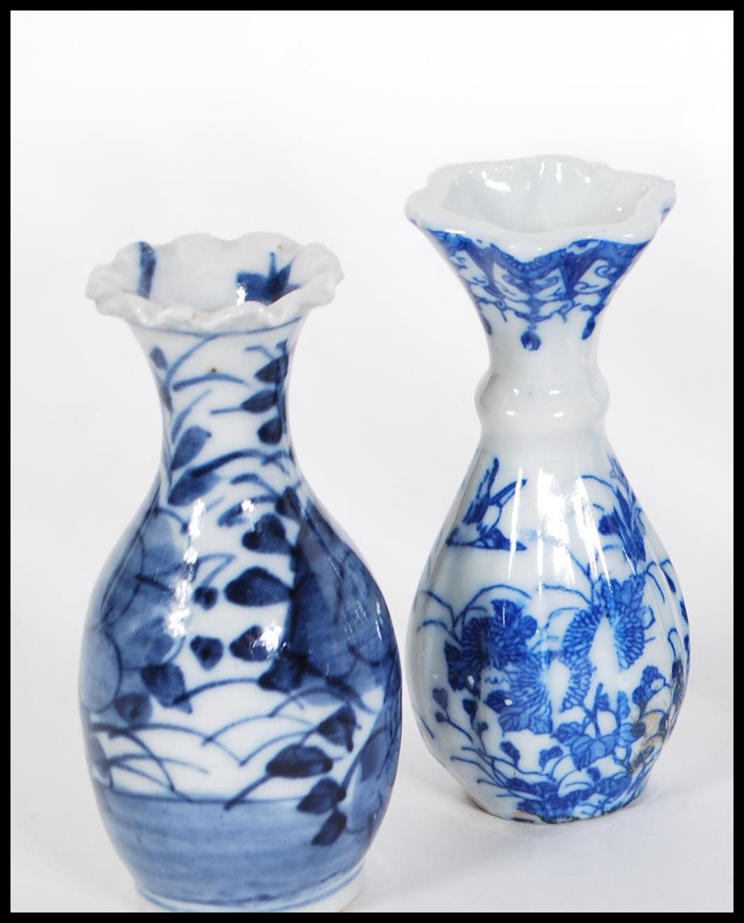 A group of 20th Century blue and white miniature o - Image 2 of 17