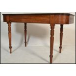 A Georgian 19th Century mahogany console hall tabl