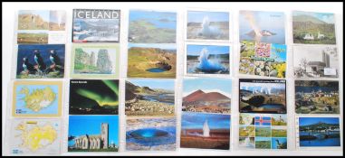 Iceland postcards (54). Collection of Icelandic vi