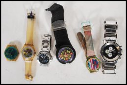 A collection of 20th Century wrist watches, predom