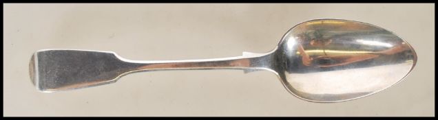 An English hallmarked Victorian silver spoon in th