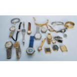 A collection of wrist watches of various makers to