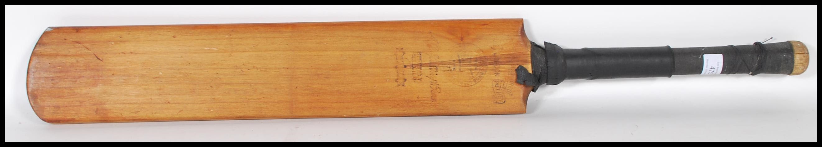 A mid 20th Century Spalding & Bros signed cricket