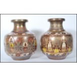 A pair of 19th Century Persian / Anglo Indian copp