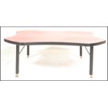 A 20th Century retro coffee table of square form h