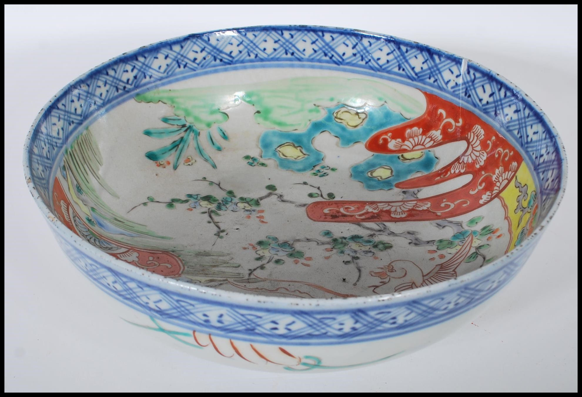 An early 20th Century Chinese footed centrepiece b - Image 6 of 7